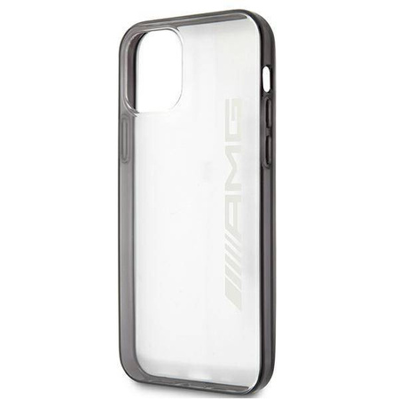 Schutzhülle IPHONE 12 PRO MAX Mercedes AMG Hardcase Metallic Painted (AMHCP12LAESLBK) transparent