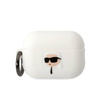 Karl Lagerfeld Silicone NFT Karl Head 3D - Etui AirPods Pro 2 (biały)