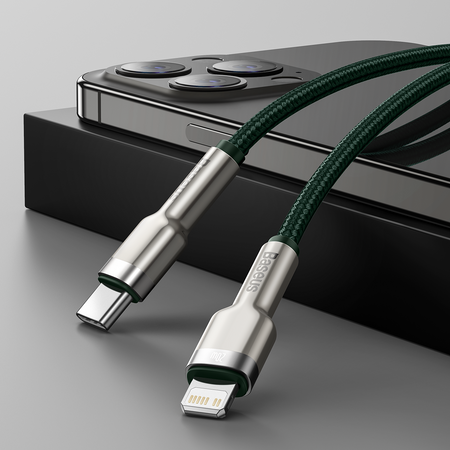 Baseus Cafule Series Metal Data Cable Type-C to iP PD 20W 2m Green