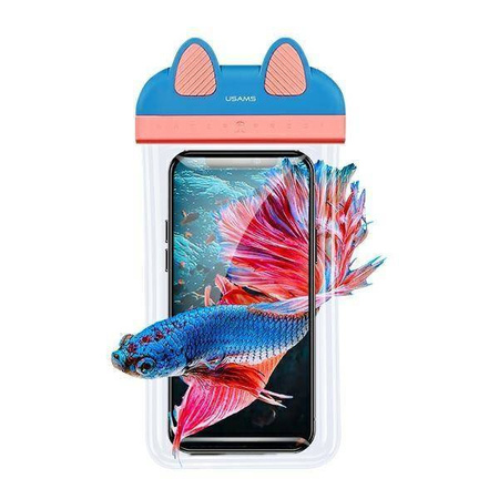 Case 7" USAMS Waterproof Case (YD010) blue & pink