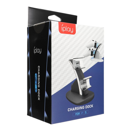 Podwójna stacja ładująca do padów PS5 HBP-253 czarna