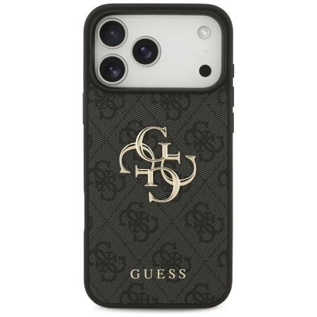 Guess 4G Big Logo Case für iPhone 17 Pro Max - Schwarz