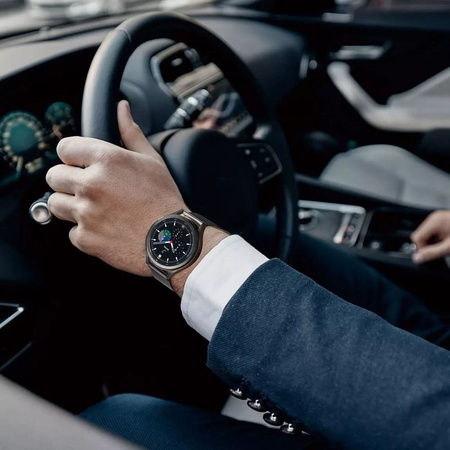 Dux Ducis Magnetic Strap pasek do Samsung Galaxy Watch / Huawei Watch / Honor Watch (20mm band) magnetyczna opaska czarny (Milanese Version)