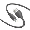 Baseus kabel, przewód USB – Lightning 2,4A długość 1,2 m Jelly Liquid Silica Gel – czarny