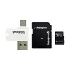 Goodram All in one 16 GB karta pamięci micro SD HC UHS-I class 10, adapter SD, czytnik kart micro SD OTG (USB, micro USB) (M1A4-0160R12)