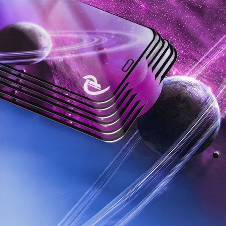 Szkło hartowane 9D do iPhone XR / 11 czarna ramka 10w1