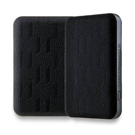 Karl Lagerfeld Induction Powerbank KLPB5FPGKSKCHK 16W 5000mAh black/black Karl&Choupette Head Pin MagSafe