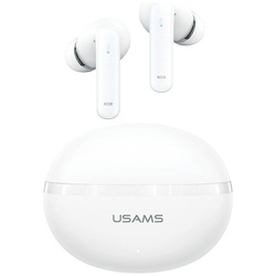 Słuchawki Bluetooth USAMS Echo E02 TWS   ANC+ENC bezprzewodowe biały