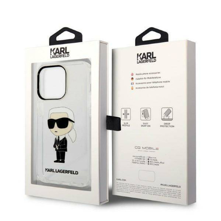 Karl Lagerfeld IML NFT Ikonik - Etui iPhone 14 Pro Max (przezroczysty)