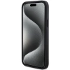 Guess 4G Collection MagSafe-Hülle aus Leder und Metalllogo für iPhone 14/15/13 – Schwarz