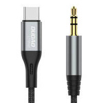 Dudao kabel audio USB-C - mini jack 3.5mm szary (L11PROT)
