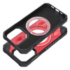Futerał Armor Mag Cover kompatybilny z MagSafe do IPHONE 15 PRO MAX czerwony