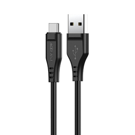 Acefast USB-Kabel - USB Typ C 1,2 m, 3 A schwarz (C3-04 schwarz)