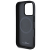 BMW BMHMP16XSLLBK iPhone 16 Pro Max 6.9" czarny/black hardcase Leather Hot Stamp MagSafe