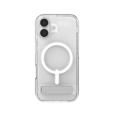 Etui ZAGG Crystal Palace Snap KS MagSafe z podstawką na iPhone 17 - przezroczyste
