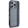 Etui BMW Motosport IML Vertical Stripe na iPhone 16 Pro - szare