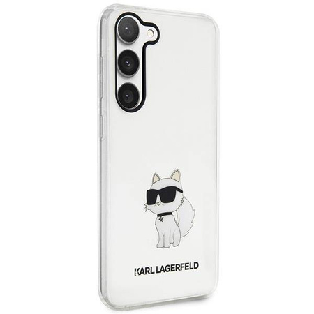 Karl Lagerfeld KLHCS23MHNCHTCT S23+ S916 transparenter Hartschalenkoffer Ikonik Choupette