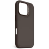 Decoded Antimicrobial Silicone Stacks Backcover Case mit MagSafe für iPhone 16 Pro – Dunkelbraun