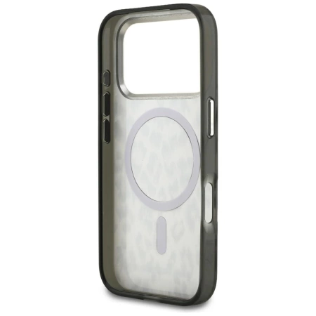 Etui Karl Lagerfeld IML Leopard Pattern MagSafe na iPhone 17 Pro - brązowe