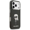 Karl Lagerfeld IML Aquarelle Karl & Logo MagSafe Case for iPhone 17 Pro - Black