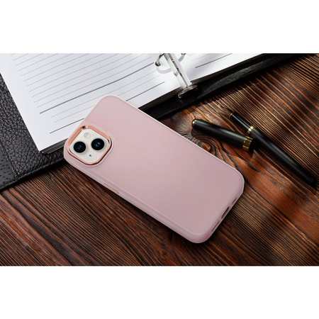 Futerał FRAME do IPHONE 13 MINI pudrowy róż