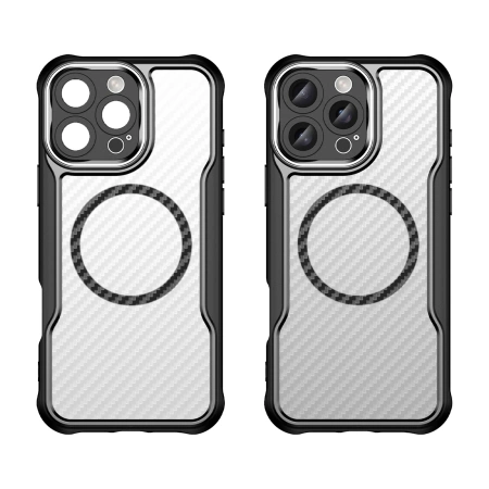 Leading Series MagSafe Silikonhülle für iPhone 16 Pro – Schwarz