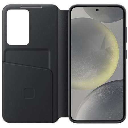 Etui Samsung Smart View Wallet EF-ZS921CBEGWW z klapką do Samsung Galaxy S24 - czarne