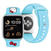 Hello Kitty Silikon-Kitty-Kopfband für Apple Watch 38/40/41 mm – blau