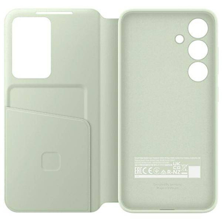 Etui Samsung Smart View Wallet EF-ZS921CGEGWW z klapką do Samsung Galaxy S24 - jasnozielone