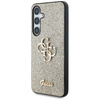 Etui Guess Fixed Glitter Big 4G Metal Logo do Samsung Galaxy S25 Plus złoty