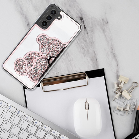 Futerał TEDDY BEAR do SAMSUNG A36 5G różowy