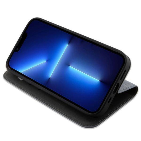 Karl Lagerfeld KLBKP14XSANKCPG iPhone 14 Pro Max 6,7&quot; Bücherregal Silber/Silber Saffiano Karl &amp; Choupette