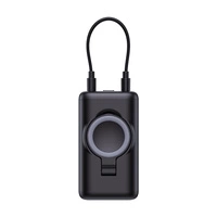 Joyroom JR-W13 5000 mAh Wireless Power Bank für Apple Watch + USB-C und Lightning – Schwarz