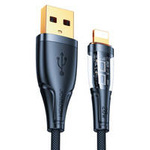 Joyroom Schnellladekabel mit Smart Switch USB-C - Lightning 2.4A 1.2m schwarz (S-UL012A3)