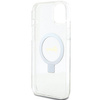 Guess nakładka do iPhone 15 Plus 6.7" GUHMP15MHRSGSD transparentna hardcase Ring Stand Script Glitter MagSafe