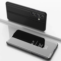 Clear View Case für Samsung Galaxy A26 Cover mit Klappdeckel - Schwarz