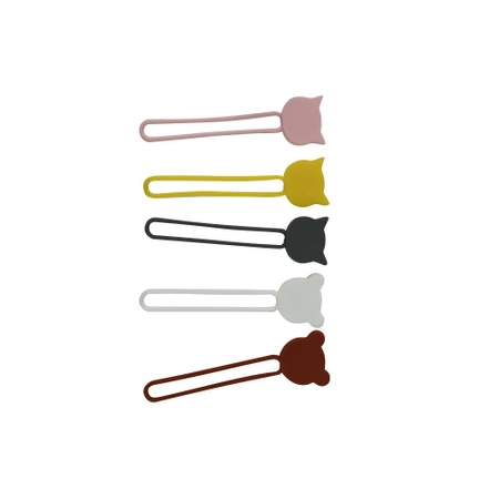 Silicone cable reel - yellow