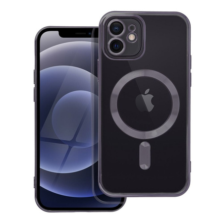 Futerał Electro Mag Cover kompatybilny z MagSafe do IPHONE 12 czarny