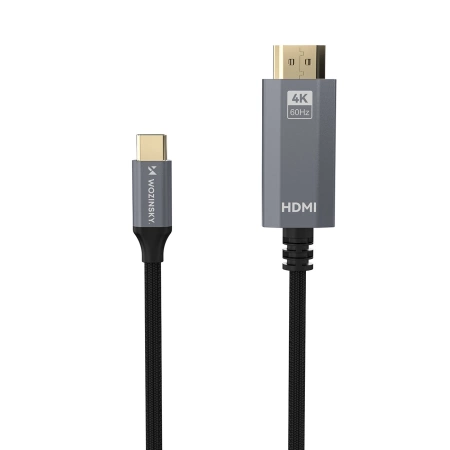 Wozinsky WCCH-01 USB-C - HDMI 4K 60Hz Cable 1.8m - Black