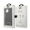 Oryginalne Etui IPHONE 13 Karl Lagerfeld Hardcase Leather Textured And Chain (KLHCP13MPMK) czarne
