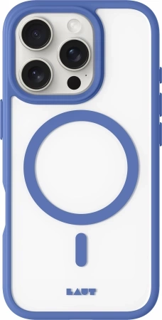 Etui Laut Huex Protect MagSafe na iPhone 16 Pro Max - niebieskie