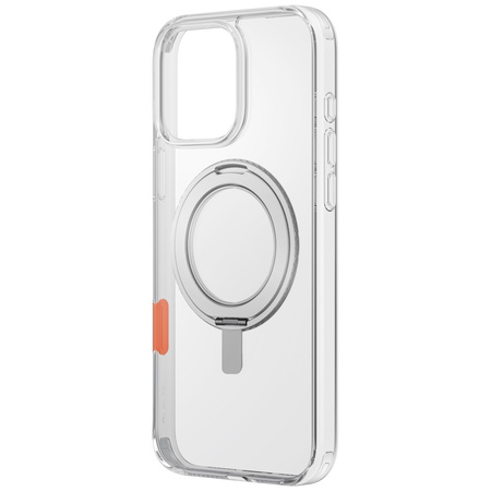 Etui UNIQ Swivix do iPhone 16 Pro Max 360 Rotating Kickstand przezroczysty