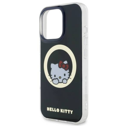 Original Case IPHONE 16 PRO Hello Kitty Hardcase IML Sweet Kitty MagSafe (HKHMP16LHSWKK) black