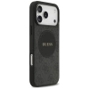 Guess 4G Circle Classic Logo MagSafe Hülle für iPhone 17 Pro Max - Schwarz