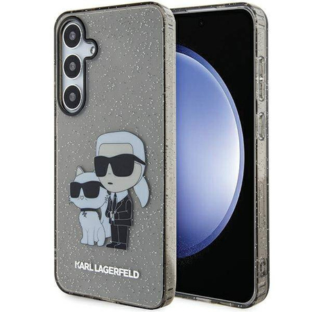 Karl Lagerfeld KLHCS24MHNKCTGK S24+ S926 schwarz/schwarzes Hardcase Glitzer Karl&amp;Choupette