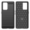 Carbon Case Hülle für Realme GT Neo 3 flexible Silikon-Carbon-Hülle schwarz