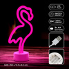 Neon na podstawce LED FLAMING różowy USB-C FSC-11 Forever Light