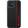 Audi Carbon Fiber Stripe iPhone 11 / Xr 6.1" czarny/black hardcase AUS-TPUPCIP11-R8/D1-BK