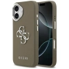 Etui Guess Grained Big 4G Classic Logo na iPhone 17 - brązowe