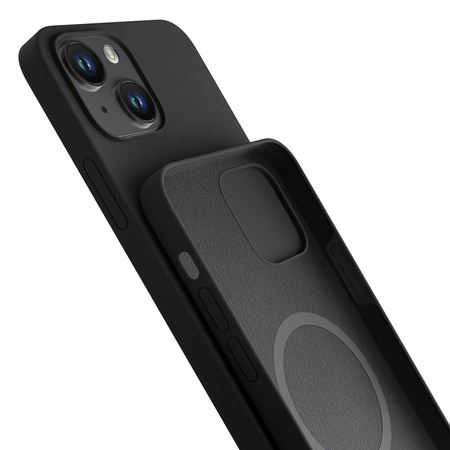 Apple iPhone 15 Plus - 3mk Hardy Silicone MagCase Graphite